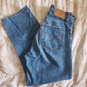 Levis ribcage straight jeans